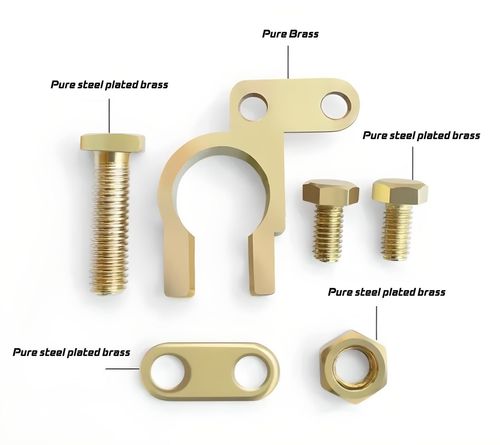 Klemy do akumulatora mosiężne 6V, 12V, 24V - komplet na Arena.pl