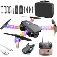 LED RC DRON PODWÓJNA KAMERA HD DO ROBIENIA ZDJĘĆ FILMÓW Z 2 BATERIA 1800MAH
