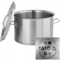 YATO GARNEK NISKI Z POKRYWKĄ ZE STALI NIERDZEWNEJ 30X20 14L YG-00047