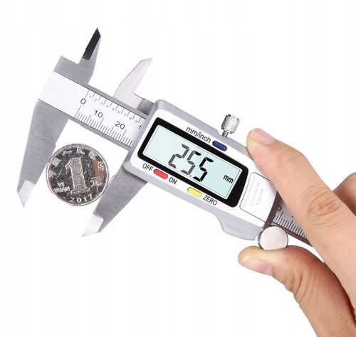 DOKŁADNA Suwmiarka elektroniczna ZE STALI NIERDZEWNEJ cyfrowa 0-150mm na Arena.pl