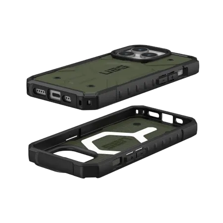 Etui UAG Pathfinder MagSafe do iPhone 15 Pro - zielone na Arena.pl