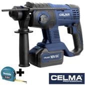 Młot CELMA Pro PRWg 2-20OBS 18V 1x4Ah SDS Plus 2J + miara MAKITA 3,5m