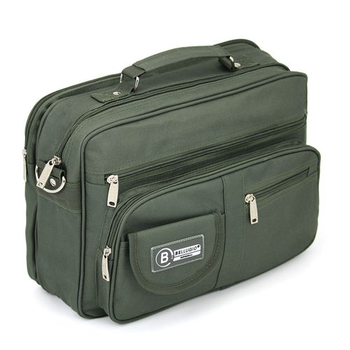 torba męska do pracy a4 bellugio - ciemnozielona na Arena.pl