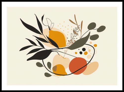 Plakat 70x50cm Botaniczny Wir na Arena.pl