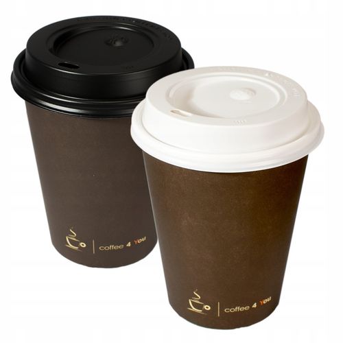 KUBKI PAPIEROWE DO KAWY 250ML SUP C4Y + WIECZKA 100SZT na Arena.pl