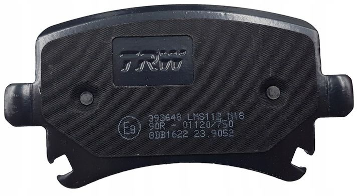 KLOCKI HAMULCOWE TYŁ GDB1622 TRW AUDI A3 zdjęcie 16