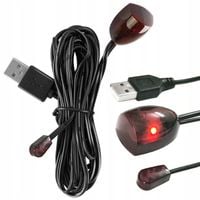 PRZEDŁUŻACZ IR PRZEKAŹNIK PILOTA DO ZABUDOWY DEKODERA USB HQ
