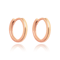 MINET Rose gold kolczyki srebrne 1,5 cm