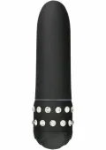 toyjoy diamond petit vibrator kompaktowy model z kryształkami, czarny