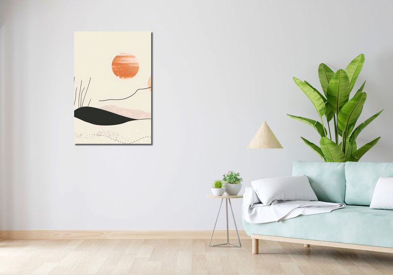 Obraz 60x90cm Miękkie Wzgórze zdjęcie 2