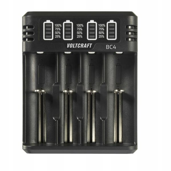 Ładowarka akumulatorków do ogniw LiIon NiMH 4 gniazda AA AAA C 500 mA zdjęcie 1