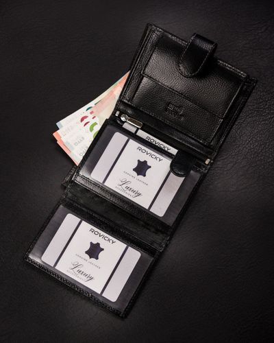 portfel męski skórzany n4l-rpvt-bl-9595 black na Arena.pl