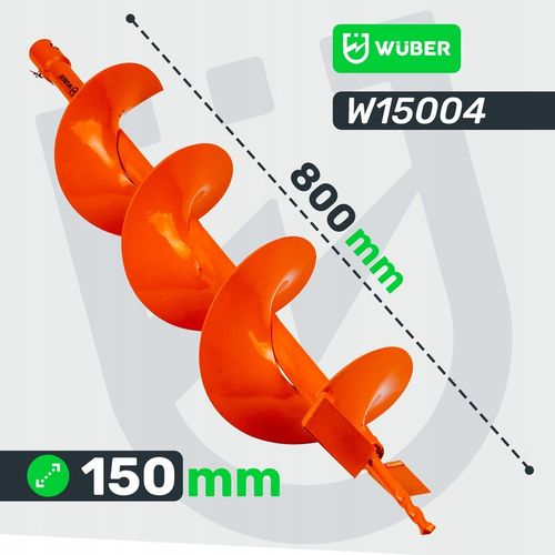 WIERTŁO DO ŚWIDRA ZIEMI WIERTNICY SPALINOWEJ ŚREDNICA 150 MM 15 CM na Arena.pl