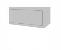 SZAFKA NOCNA WISZĄCA STOLIK NOCNY Z SZUFLADĄ SZARY