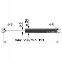 Siłownik amortyzator Grammer 114157 118576 122781