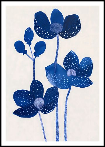 Plakat 68x98cm Nocne Kwiaty na Arena.pl