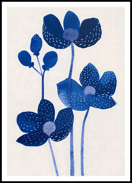 Plakat 68x98cm Nocne Kwiaty zdjęcie 3