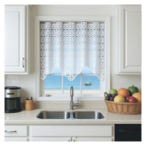 Firanka Alina wysokość 90 cm DomoweTekstylia | WN049A 090 na Arena.pl