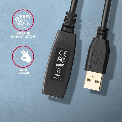 AXAGON USB Repeater Cable | ADR-210 | USB Type-A to USB Type-A na Arena.pl
