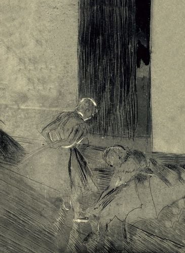Two Dancers in a Rehearsal Room2, Edgar Degas - plakat 50x70 cm na Arena.pl