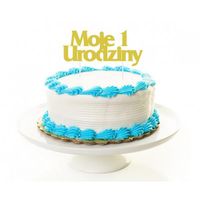 dekoracja na tort topper moje pierwsze urodziny