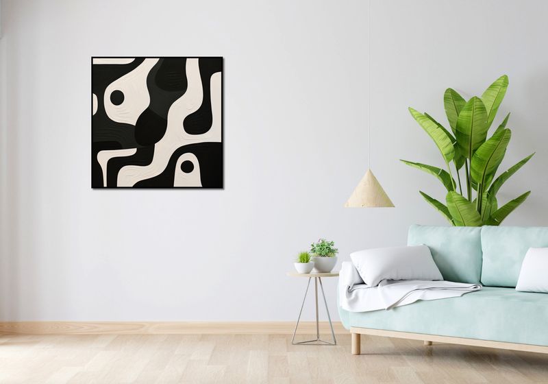 Plakat 80x80cm Kontrastowa Harmonia zdjęcie 4