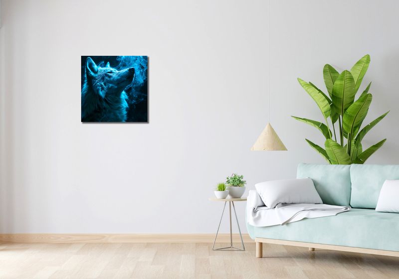 Obraz 50x50cm Oddech Wilka zdjęcie 2