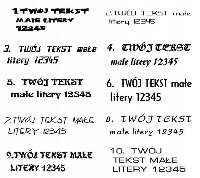 KOSZULKA Z WŁASNYM NADRUKIEM NAPIS LOGO TEKST 4XL zdjęcie 4