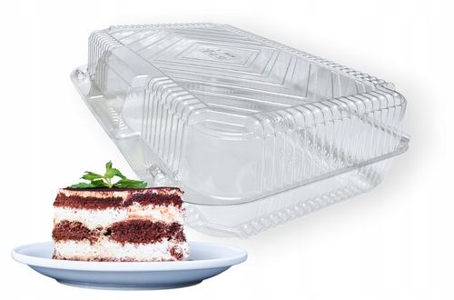 Pojemniki plastikowe na ciasto opakowanie WESELE KOMUNIE CHRZCINY 50 szt. na Arena.pl