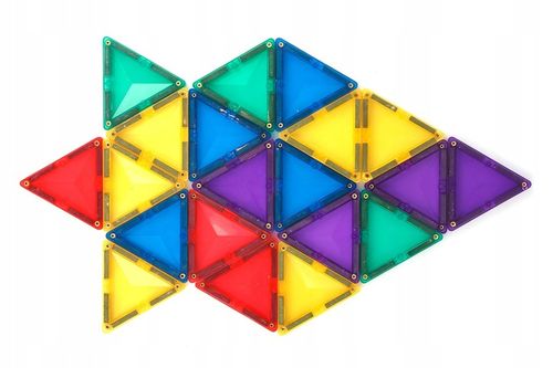 KLOCKI MAGNETYCZNE DUŻE konstrukcyjne Magtiles 32 na Arena.pl