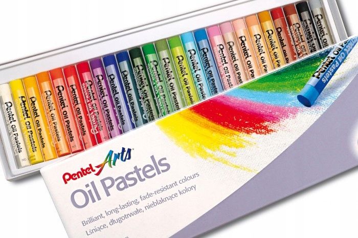 PASTELE OLEJOWE OLEJNE 25 KOLORÓW PHN25 PENTEL zdjęcie 4