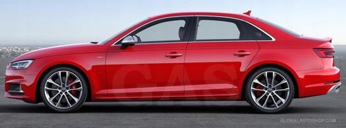 Audi A4 - Listwy CHROM na drzwi boczne dekoracyjne chromowane na Arena.pl