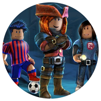 Opłatek na tort Roblox Postacie Ludziki Gra Okazjonalny Tekst Gratis