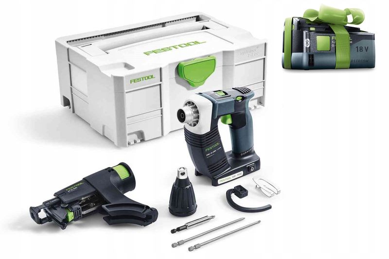 WKRĘTARKA AKUMULATOROWA DO G/K DWC 18-4500 BASIC 576504 FESTOOL zdjęcie 6