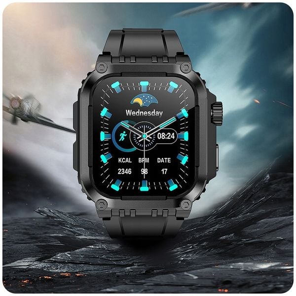 SMARTWATCH MĘSKI ZEGAREK FUNKCJA GPS ROZMOWY POLSKIE MENU TĘTNO 410mAh zdjęcie 13