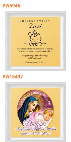 Złoty Medalik 585 z Łańcuszkiem na Chrzest Pamiątka Chrztu Grawer Gratis na Arena.pl