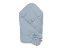 Dwustronny rożek dla niemowląt miękki bawełniany z wiązaniem