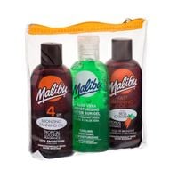 Malibu Travel Pack Balsamy Do Opalania SPF4, Bronzer + Balsam Po Opalaniu