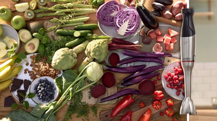 Blender ręczny z rozdrabniaczem Bosch MSM6M820 1200W QuattroBlade Pojemnik zdjęcie 5