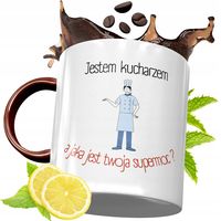 Kubek Bordowy Dla Kucharza Na Urodziny Prezent Z Nadrukiem Ze Zdjęciem