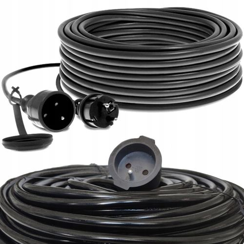 PRZEDŁUŻACZ BUDOWLANY OGRODOWY 3 x 2,5mm 30m GRUBY na Arena.pl