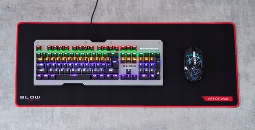 MYSZKA GAMINGOWA DLA GRACZY BEZPRZEWODOWA MYSZ OPTYCZNA LED RGB + PODKŁADKA na Arena.pl