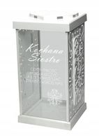 biały ZNICZ GRAWER KAPLICZKA personalizowany napis dedykacja DLA SIOSTRY