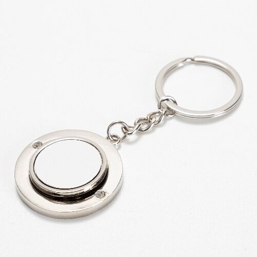 Obrotowy brelok do kluczy do sublimacji - koło na Arena.pl