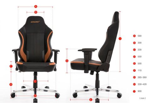 AKRACING Solitude – Czarno-brązowy na Arena.pl
