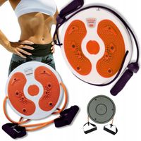 TWISTER DYSK Z WYPUSTKAMI KRĄŻEK OBROTOWY DO ĆWICZEŃ CIAŁA MASAŻ Z LINKAMI