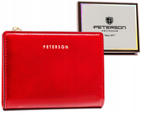mały portfel damski ze skóry ekologicznej - peterson