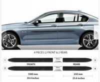 BMW 5 2010-2016 Listwy CZARNE Boczne Drzwi