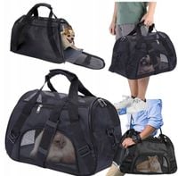 SOLIDNY Transporter dla Kota Psa Zwierząt Torba Podróżna MIĘKKA MATA