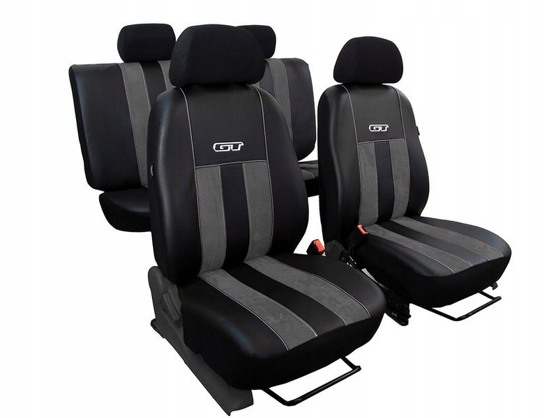 KIA CARENS 1 2 CEED I PICANTO / Pokrowce EKOSKÓRA zdjęcie 8